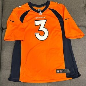 Denver Broncos NFL Nike On Field Football Jersey #3 Russell Wilson Mens Size XL